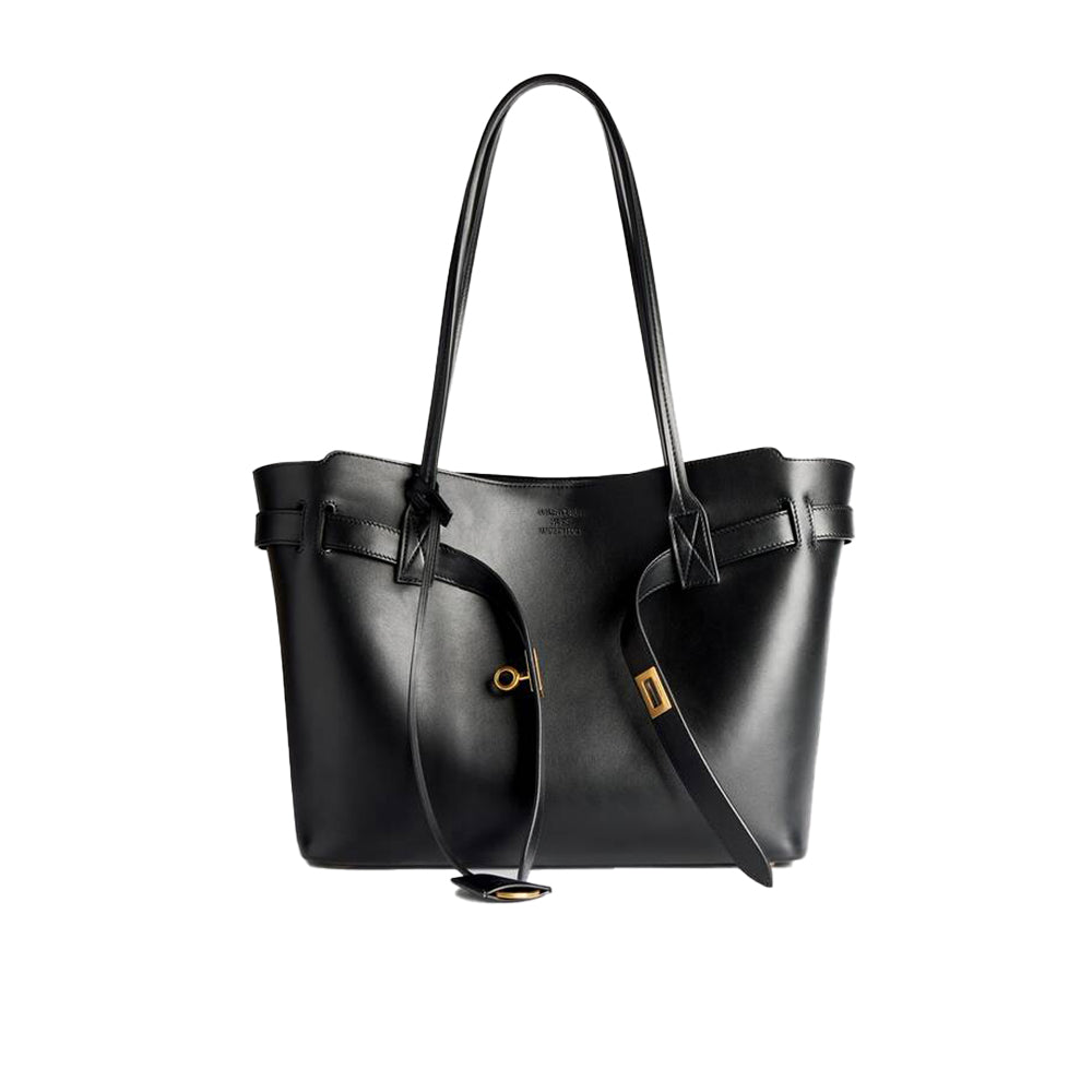 발렌시아가 벨 에어 토트백 미디엄 블랙