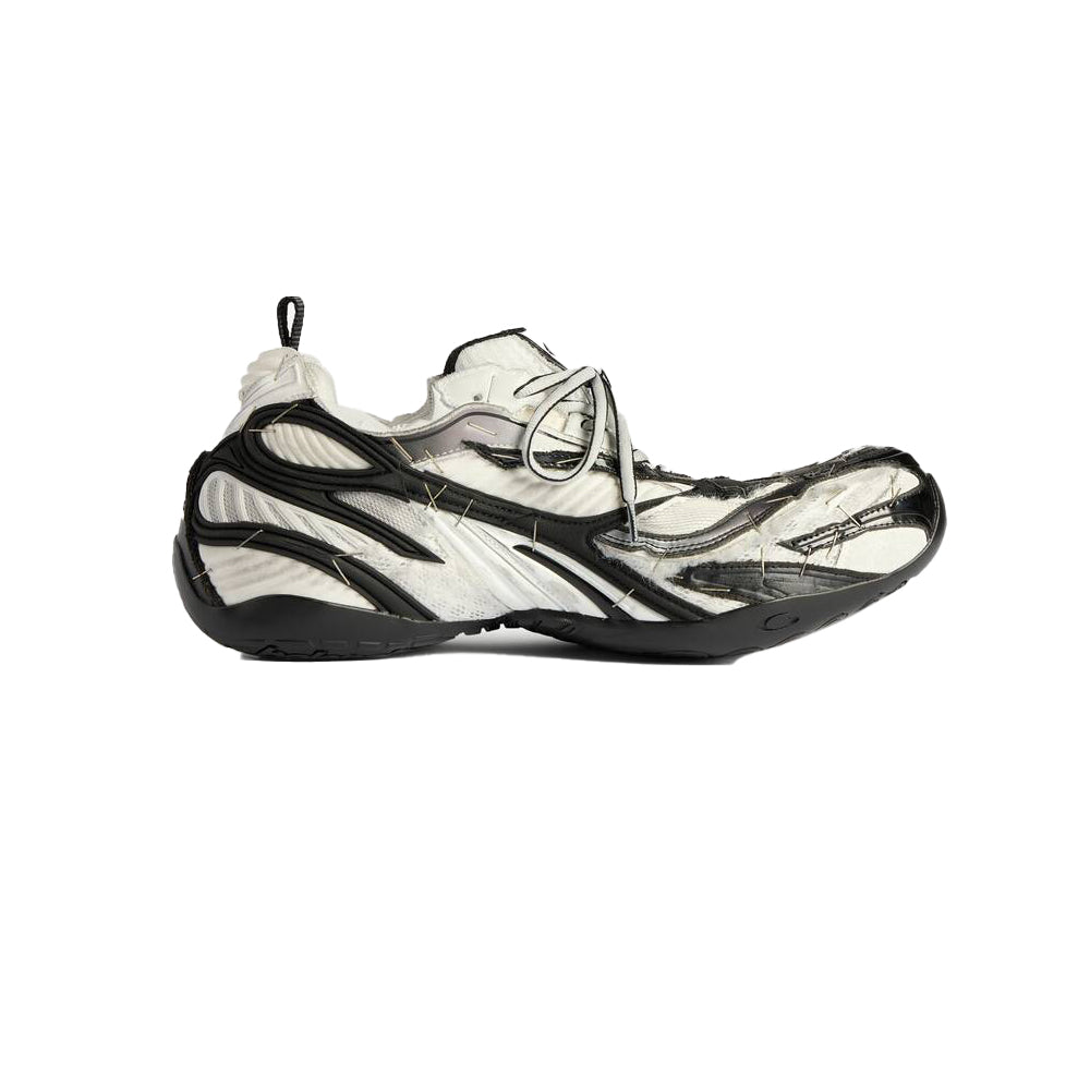 발렌시아가 솔리스 스니커즈 블랙/화이트/실버