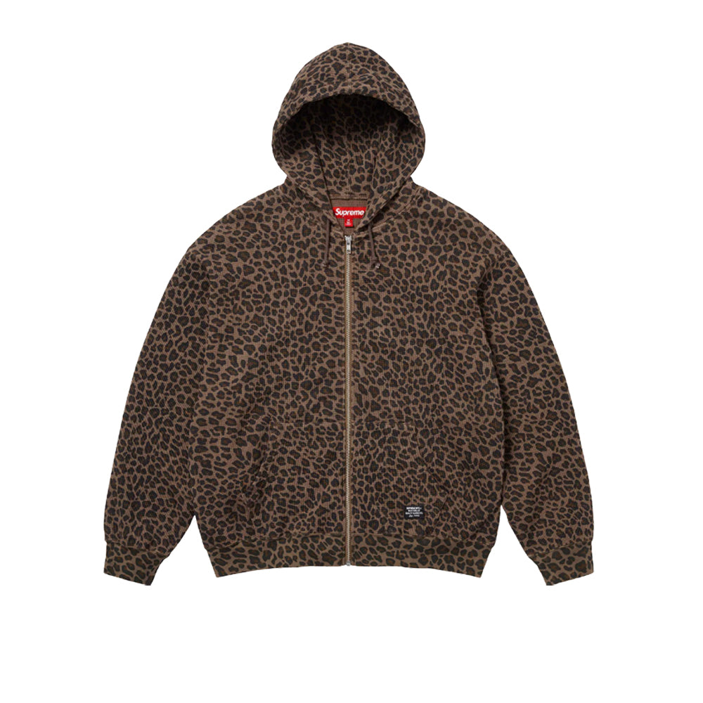 슈프림 써멀 후드 집업 레오파드(국내배송)(당일배송)
